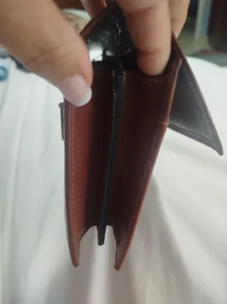 Bolso de mano  piel marrón