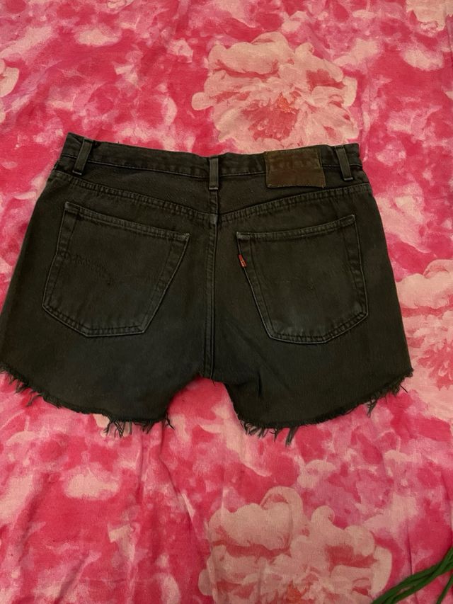 Shorts Levis neri in denim