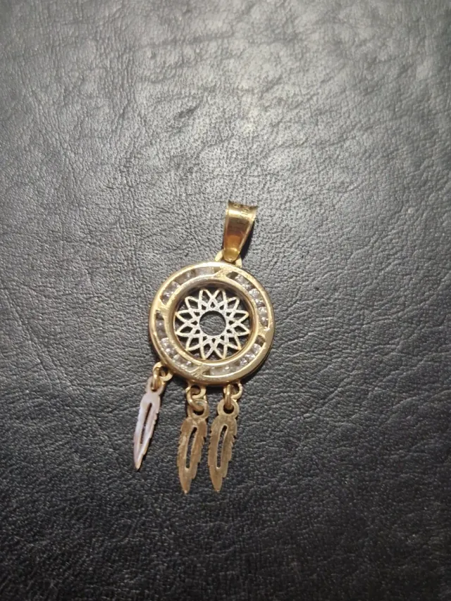 Colgante atrapasueños oro 10k