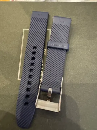 Correa Breitling Caucho Azul