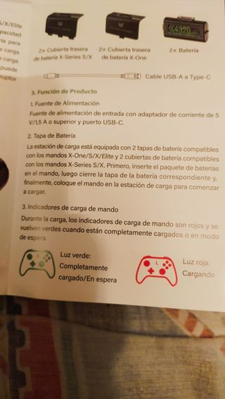 Estación de carga Xbox