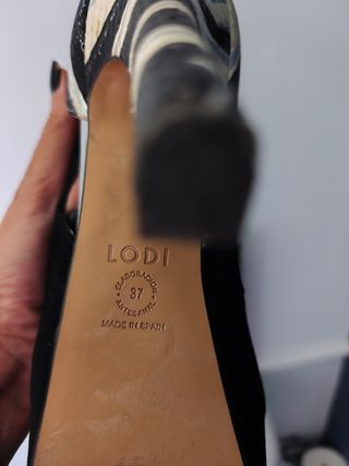 Zapatos Lodi tacón alto plataforma