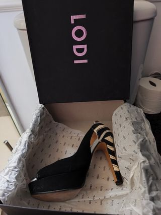 Zapatos Lodi tacón alto plataforma