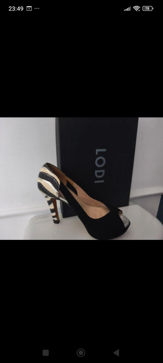 Zapatos Lodi tacón alto plataforma