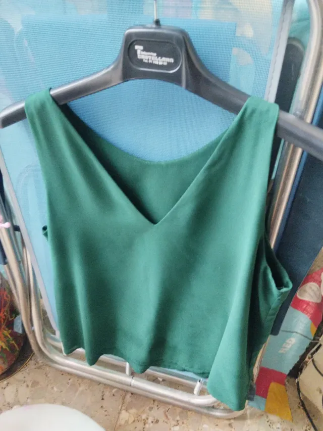 Blusa verde Bimani talla única