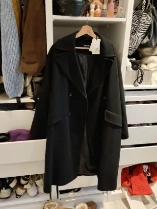 Abrigo negro Tintoretto Talla XL sin estrenar