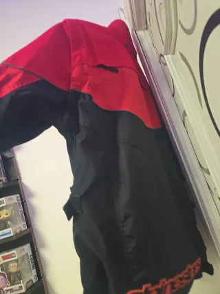 Chaqueta Moto Alpinestars Roja y Negra