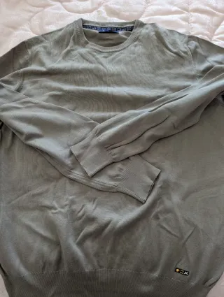 Maglione Re del Mare uomo verde militare