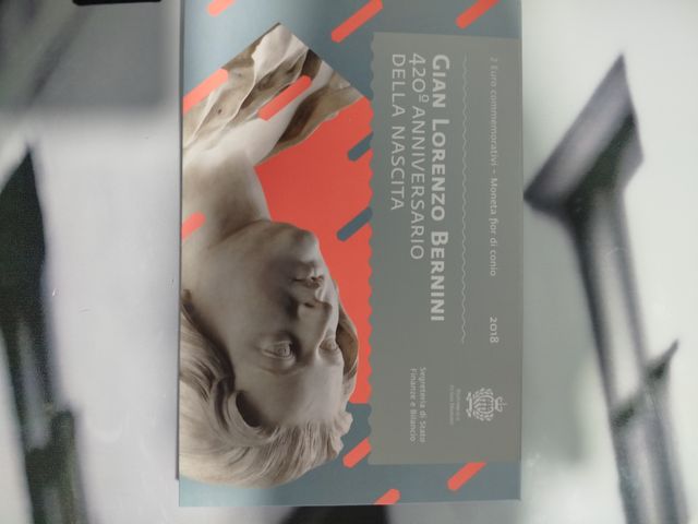 Moneda San Marino 2€ Bernini 1998-2018