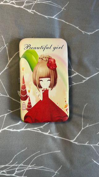 Cartera Beautiful girl beige y roja