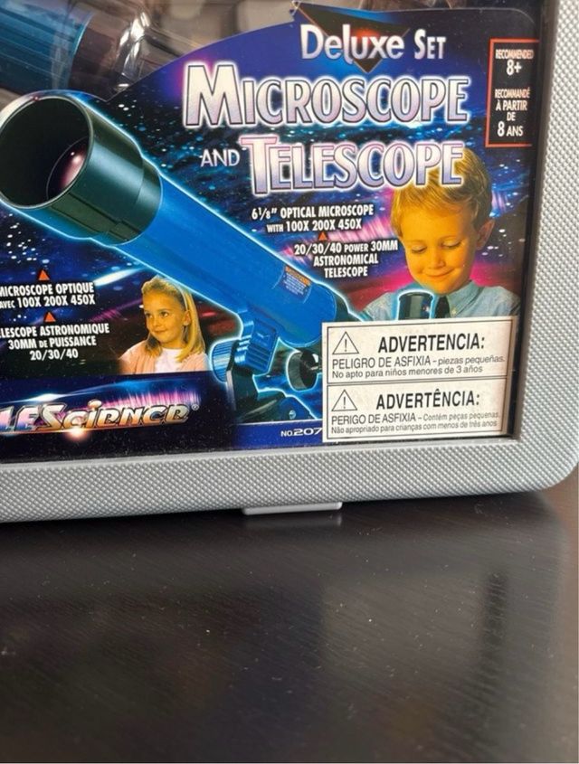 Microscopio y Telescopio Deluxe Set