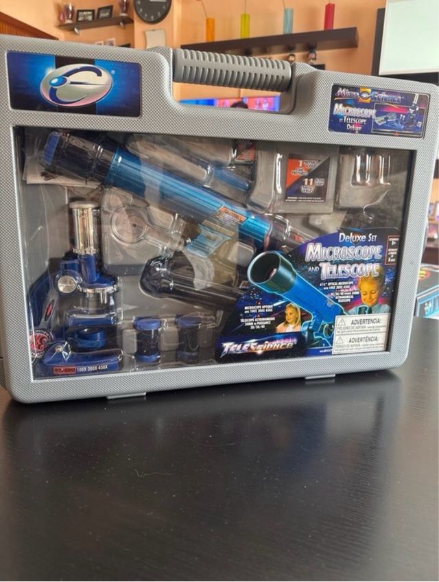 Microscopio y Telescopio Deluxe Set