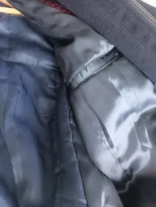 Chaquetón 3/4 Caramelo Hombre Azul Marino