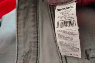 Jeans Desigual skinny grigio multicolor