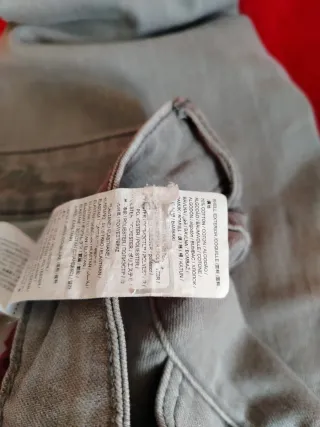 Jeans Desigual skinny grigio multicolor