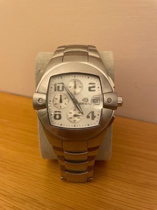 Orologio Uomo Breil Cronografo Argento Bianco