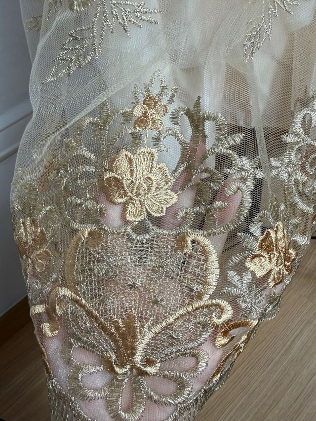 Vestido Menina Cerimónia Branca de Neve 6