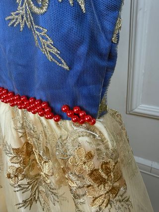 Vestido Menina Cerimónia Branca de Neve 6