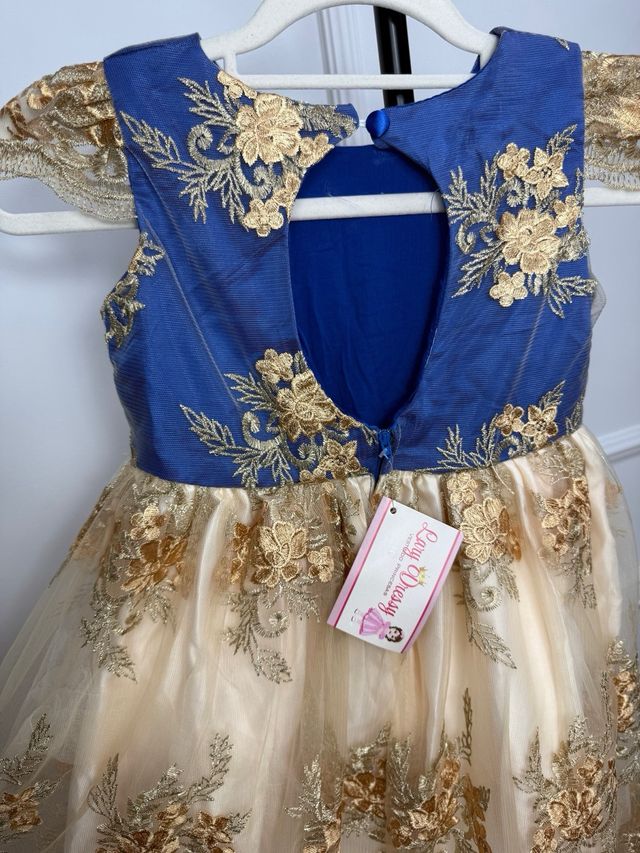 Vestido Menina Cerimónia Branca de Neve 6