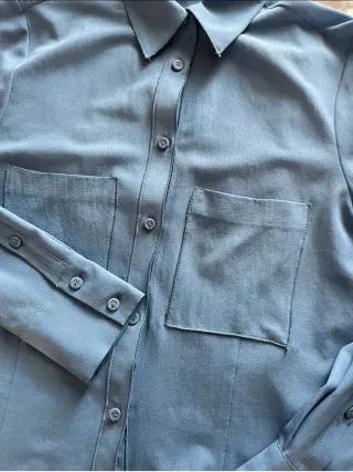 Camisa Zara azul talla S