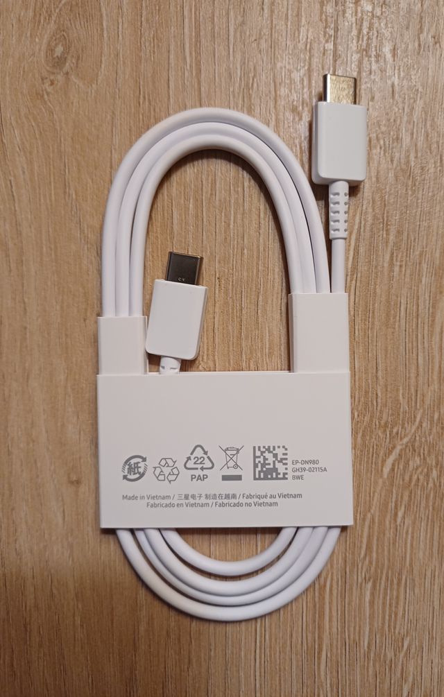 Cable PRECINTADO USB-C a USB-C SAMSUNG