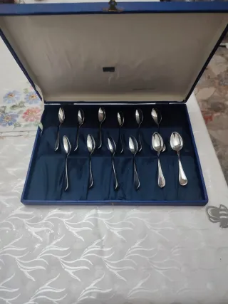 Set 12 Cucchiaini Argento 800 Laurentiis