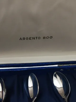 Set 12 Cucchiaini Argento 800 Laurentiis