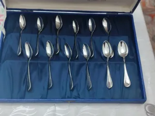 Set 12 Cucchiaini Argento 800 Laurentiis