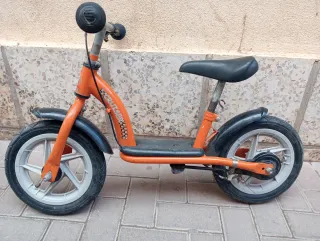 Bici sin pedales naranja