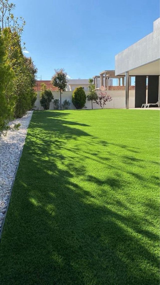 Césped artificial para exteriores