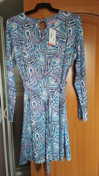 Vestido estampado paisley talla L/XL