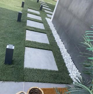 Césped artificial para exteriores