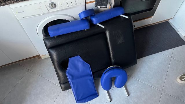 camilla plegable de masajes