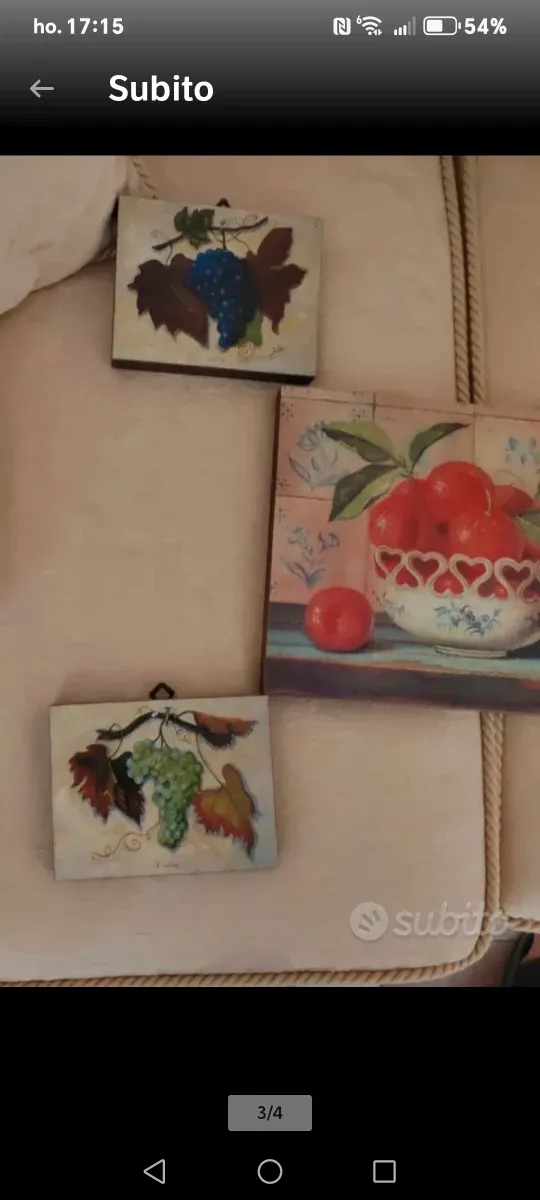 Quadretti decorativi in legno