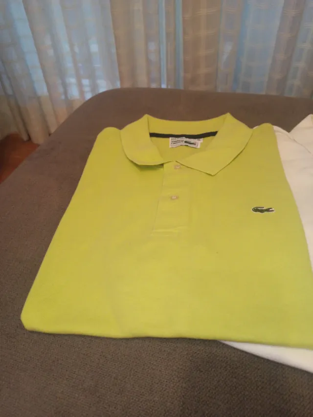 Lote 2 Polos Lacoste y Superdry Talla XL