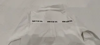 Camicetta neonato bianca con stampa