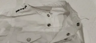 Camicetta neonato bianca con stampa