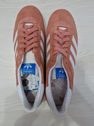 Adidas Gazelle rosa e bianche