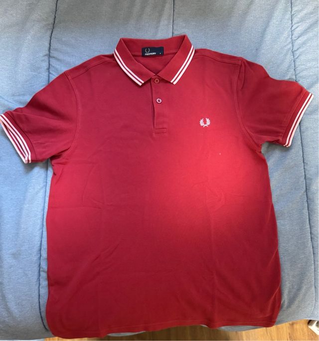 Polo Fred Perry Rojo Talla M
