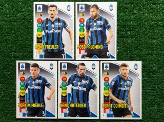 5 carte Atalanta Adrenalyn XL Panini 2021/22
