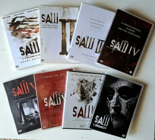 Lotto DVD Saw Collezione Completa 1-8