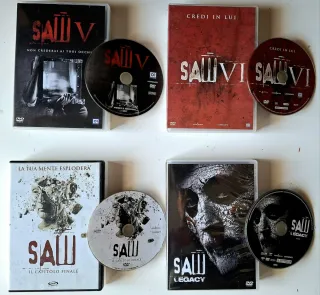 Lotto DVD Saw Collezione Completa 1-8