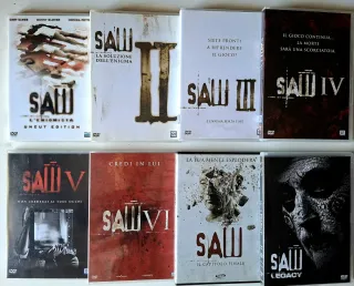 Lotto DVD Saw Collezione Completa 1-8