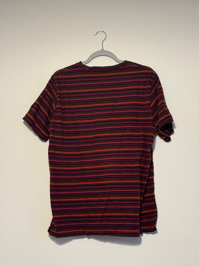 Camiseta Levi's Rayas Marrón y Morado