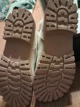 Stivaletti termici impermeabili beige/rosa