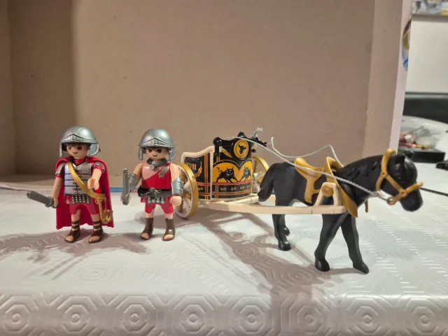Carro Romano Playmobil con 2 Soldados