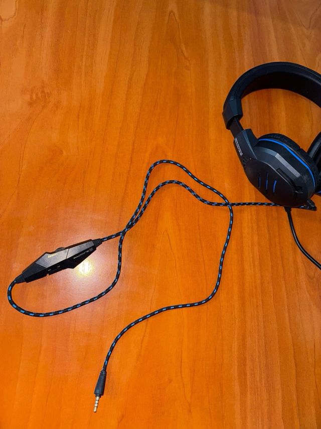 Casco Gamer Nero e Blu