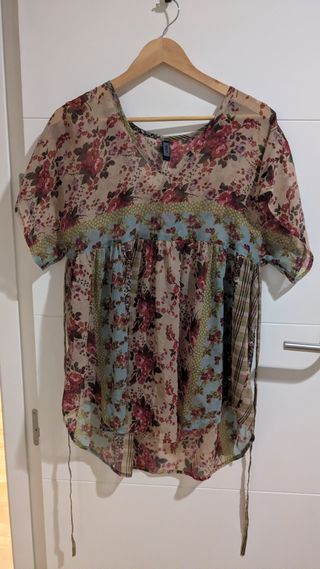 Vestido playero estampado floral