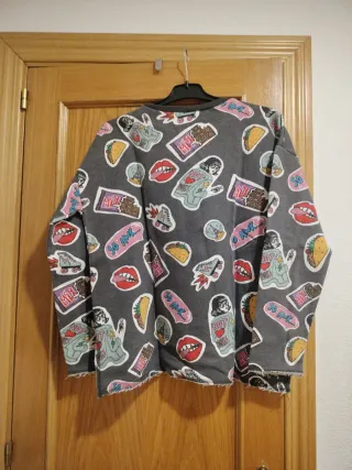 Sudadera niña estampada