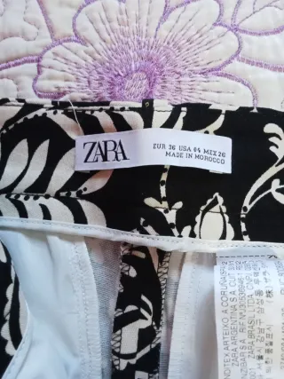 Pantalón estampado mujer talla 36